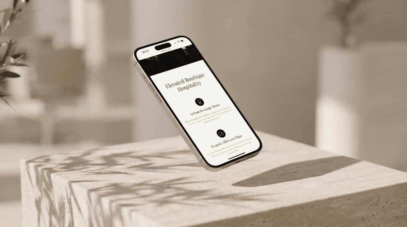 Elevated Hospitality — Integrated artisan beverage menus and bespoke aftercare plans