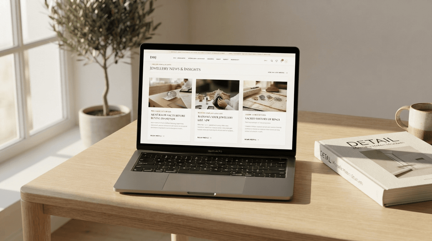 MacBook Pro — Jewellery News & Insights editorial content hub