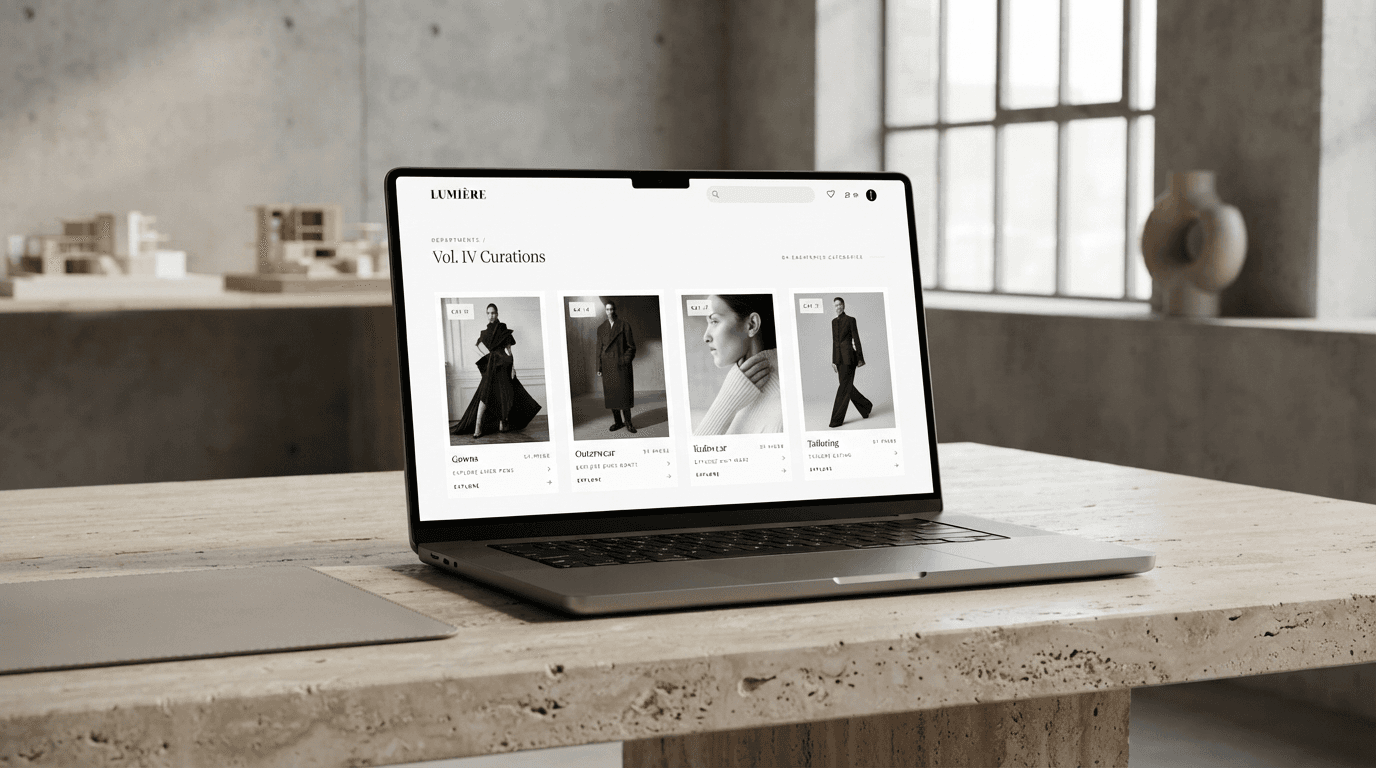 MacBook Pro — Vol. IV Curation department grids and tailored categories