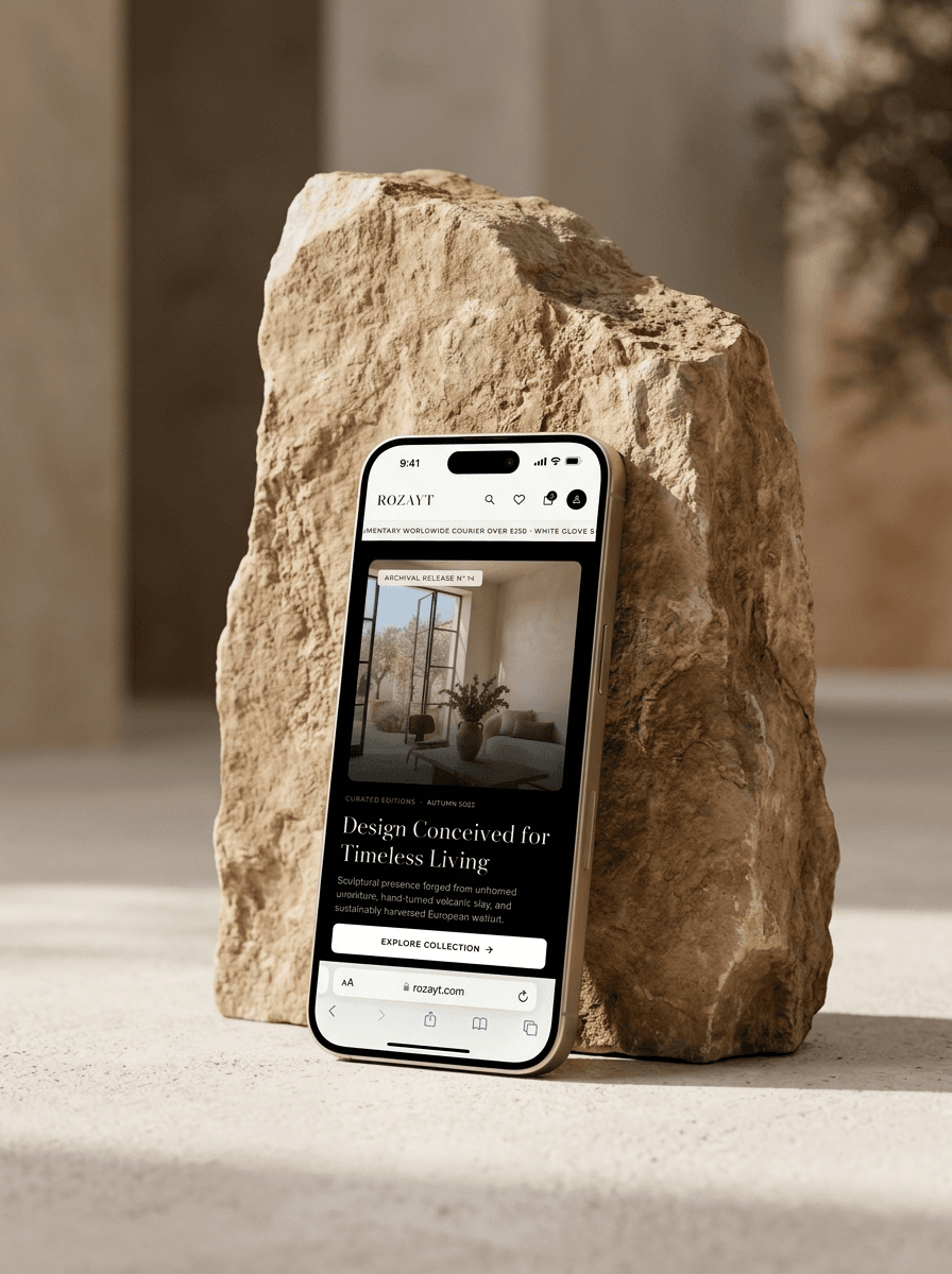 Mobile View — Archival Release N° 14 editorial presentation